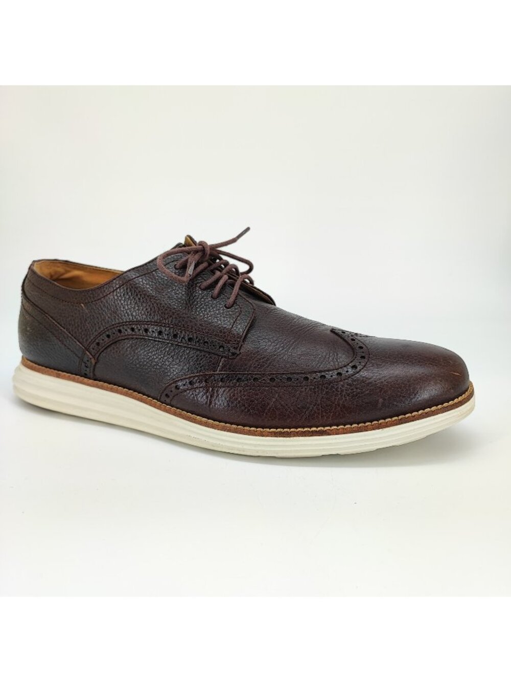 Cole Haan OriginalGrand Men's Size 15 US Brown Leather Wingtip Oxfords C26475